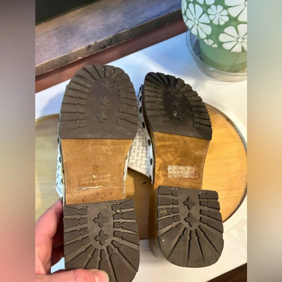 CANDIES Vintage Woven Leather Sandals size 8. Perfect condition - Picture 6 of 9